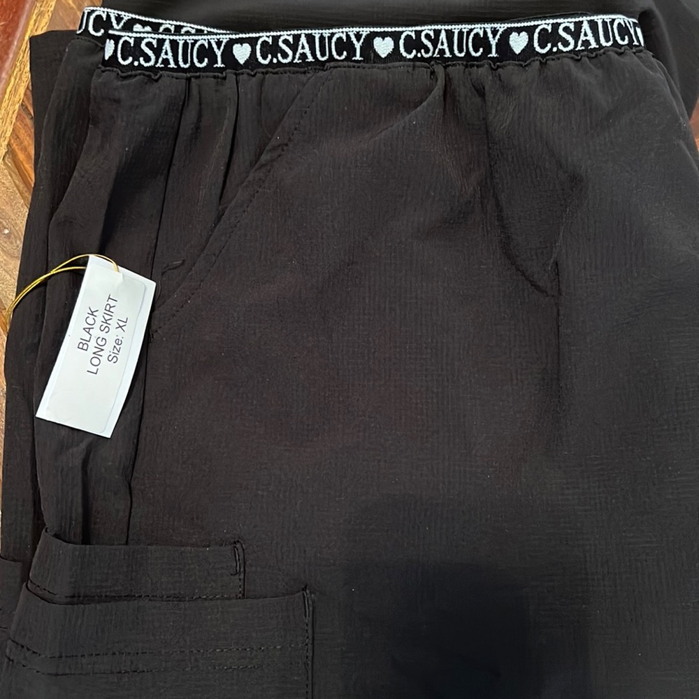 NWT C Saucy Scrub Skirt